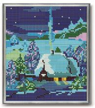 Кроше арт.В-056 "Вечера на хуторе..." Набор для вышивания бисером 16*18см