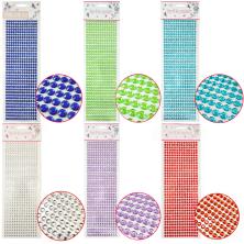 Стразы клеевые 6мм арт.ФУ-11687 ассорти №2 (504шт)