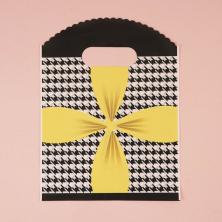 Пакет п/э с вырубной ручкой 19*15см арт.SF-7360 микс-86