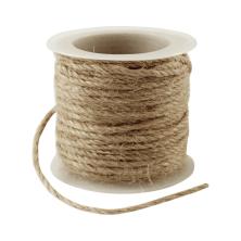 Шнур джутовый крученый  2,0мм 2-ниточный арт.TBY.JX бежевый (10м)