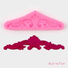 Лепнина Молд силикон 14,3*4,7*0,9см арт.2854726