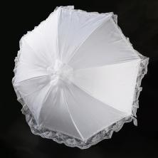 Зонт кружево d65см HS-02-BS  белый