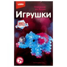 "LORI" Плетение из бусин Игрушки "Цирковой слон" арт.Бус-044