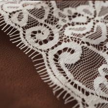 Кружево французское  80мм арт.7821 молочный