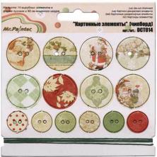 Чипборд "Новогодний 08" Mr.Painter арт.DCT014