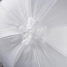 Зонт кружево d65см HS-02-BS  белый