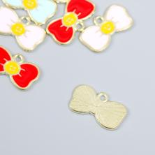 Подвеска "Бантик" эмаль 19*11мм арт.9371423 ассорти