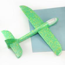Самолет светящийся 46*48см пенопласт арт.ФУ-9543 ассорти