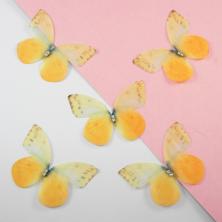 Бабочки шифоновые 60*45мм 2D арт.SF-4485 микс-20