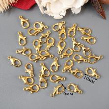 Карабин для бижутерии 10*6мм арт.MH-11195 золото