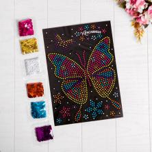 Аппликация пайетками 