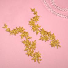 Термоаппликация "Цветы №7" 160*60мм арт.ФУ-10852