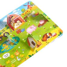 Книжка "Где моя мамочка" с окошками 16*22см арт.5293522 (10стр, 24окошка)