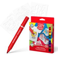 Набор маркеров для ткани 1,0-7,0мм арт.1044629 (10цв)