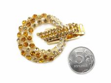 Застежка шубная со стразами арт.ФУ-2328