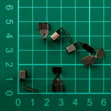 Зажим для украшений 11*7мм отв-е 1мм арт.MH.111933 (20шт)