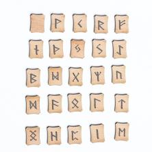 Руны гадальные "Скандинавские" 11*8*3см бук арт.2343020 (25шт)