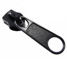 Бегунок спираль  Т.3 на метражную молнию черный