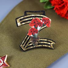 Лазерная вырубка иск.кожа/фетр "9 Мая" 45*50мм арт.253-702 №1