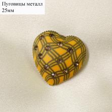 Пуговица со стразами 25мм арт.CHB-0329