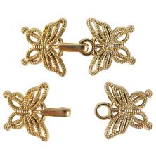 Застежка 20*40мм "Бабочка" арт.6078/158 золото