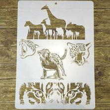 Трафарет "Африка" 29*21см ИВ-1149