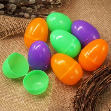 Яйцо пластик 4*5см арт.ИВ-460 микс (10шт) открывается