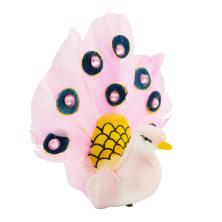 Павлин на зажиме 8см арт.7726865 ассорти