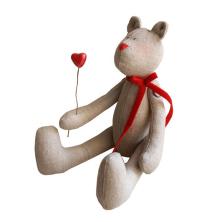 Ваниль "Bear's Story" Мишка с сердцем 29см арт.B001
