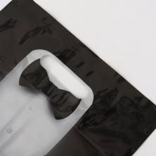 Пакет п/э с вырубной ручкой 40*30см "VIP" 50мкм арт.7394204