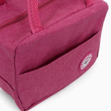 Термосумка текстиль на молнии 6л 24*20*13см арт.9257262 розовый