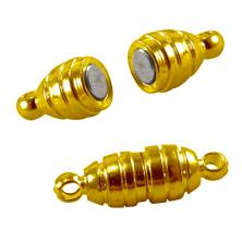 Замок магнитный 5*17мм отв-е 1мм золото