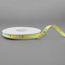 Лента атласная  6мм арт.ALP-064 B1/128 желтый/микс