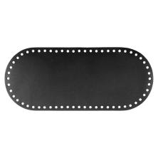 Донце для вязаной сумки кожа овал 31*13см толщина 1,4-1,8мм арт.ZKS-001