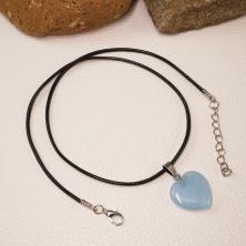 Кулон "Сердце" 20*27мм с камнем авантюрин арт.ИВ-282