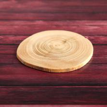 Спил дерева 4-7см h-0,35см арт.3666493 ель круг (10шт)