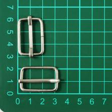 Пряжка регулировочная металл 25*15*2,5мм арт.512396