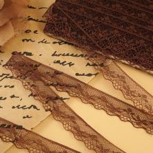 Кружево капрон  18-20мм арт.4183/6791/1 коричневый