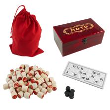 Игра настольная "Лото" в коробке 23*13*10см арт.TS-8818М-1 т.красный