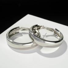 Серьги-кольца d-2,5см "Каньон" арт.7114296