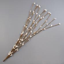 Ветка "Верба" 40см арт.L90/100 белый (10 веток)