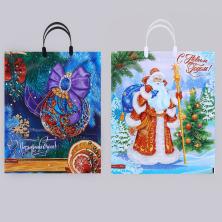 Пакет п/э с пластиковой ручкой 38*44см 