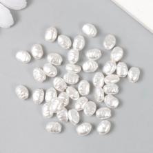 Бусины акрил "Жемчуг" арт.9607919 белый (40шт)