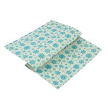 Кожа искусственная с блестками 20*30см 1,0мм "Снежинки" арт.SF-6001