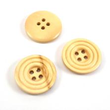 Пуговица дерево арт.DRN-0065 25мм 40L 277-бежевый