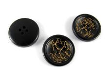 Пуговица арт.LQ-0002 25мм 40" 008-черный