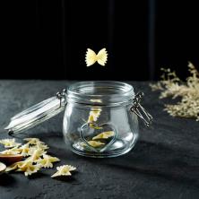 Банка с замком 580мл стекло арт.2712864 прозрачный