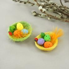 Пасхальный декор "Гнездо" 5*5*3см ассорти