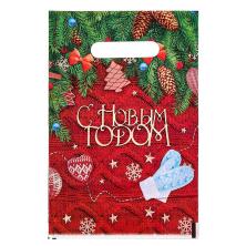 Пакет п/э с вырубной ручкой 30*20см 