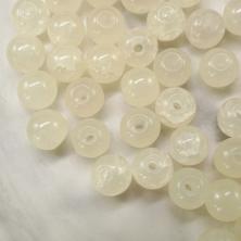 Бусины стекло  6мм "Нефритовое кракле" арт.7717829 5/1-молочный (59шт)